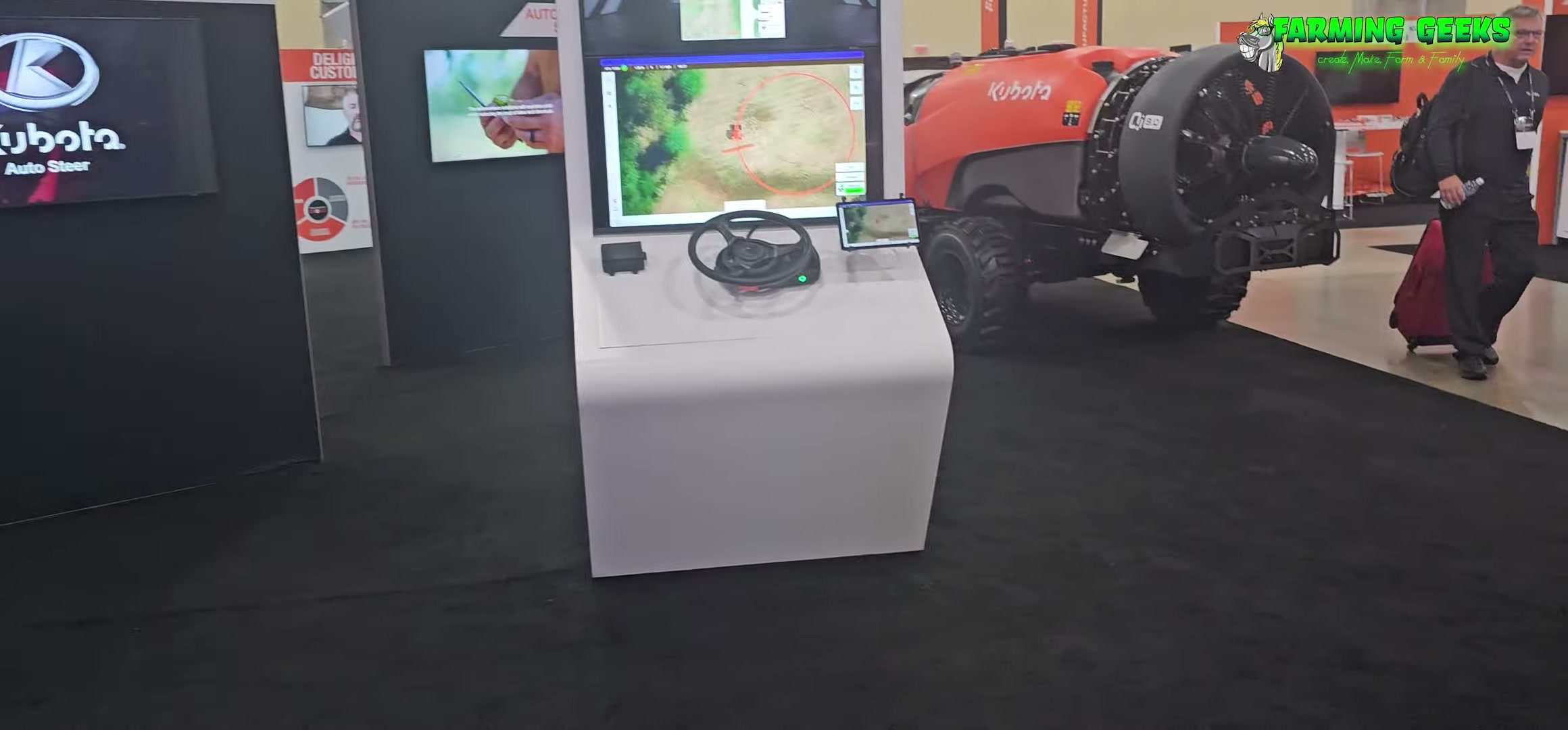 Kubota Auto Steer demo kiosk