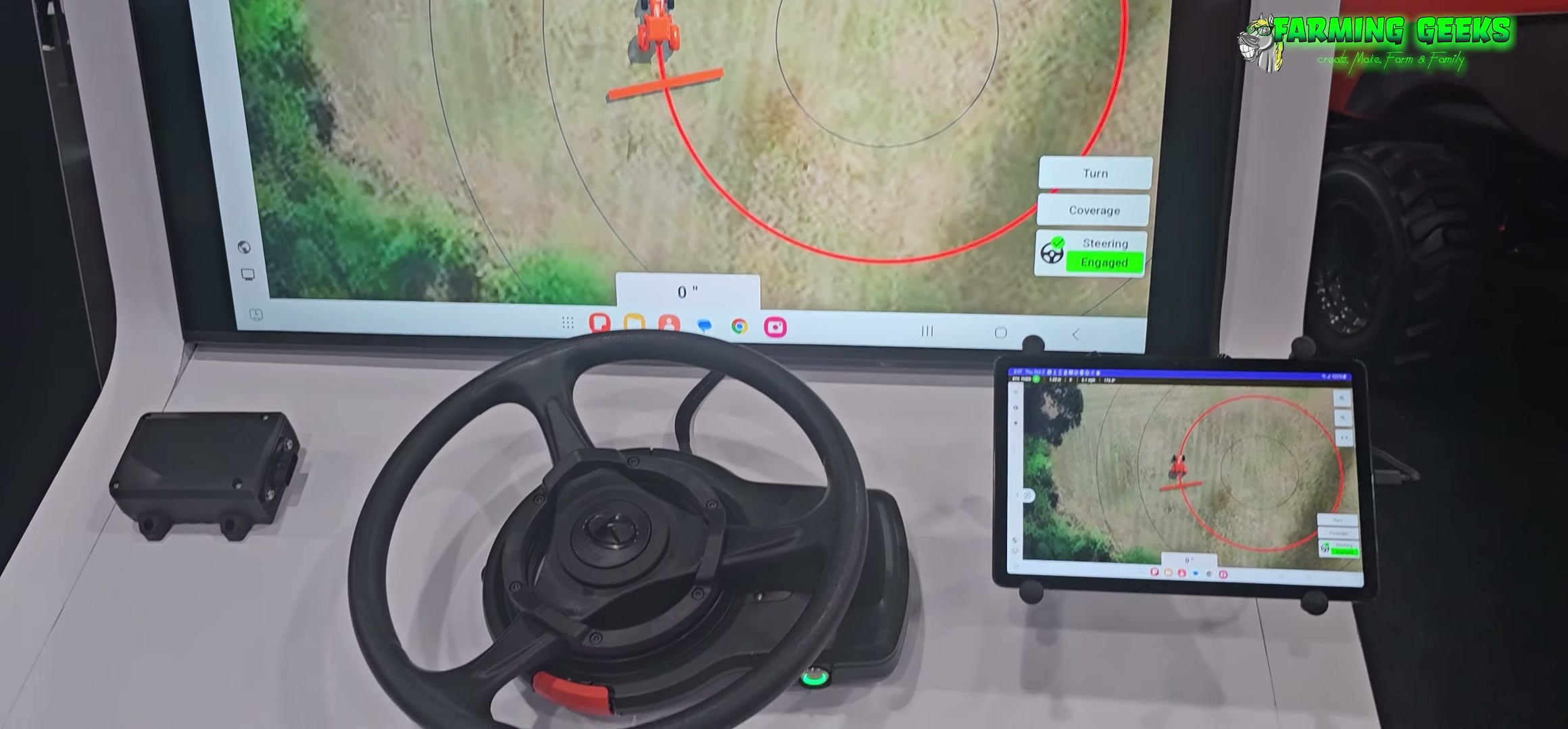Kubota steering wheel hardware