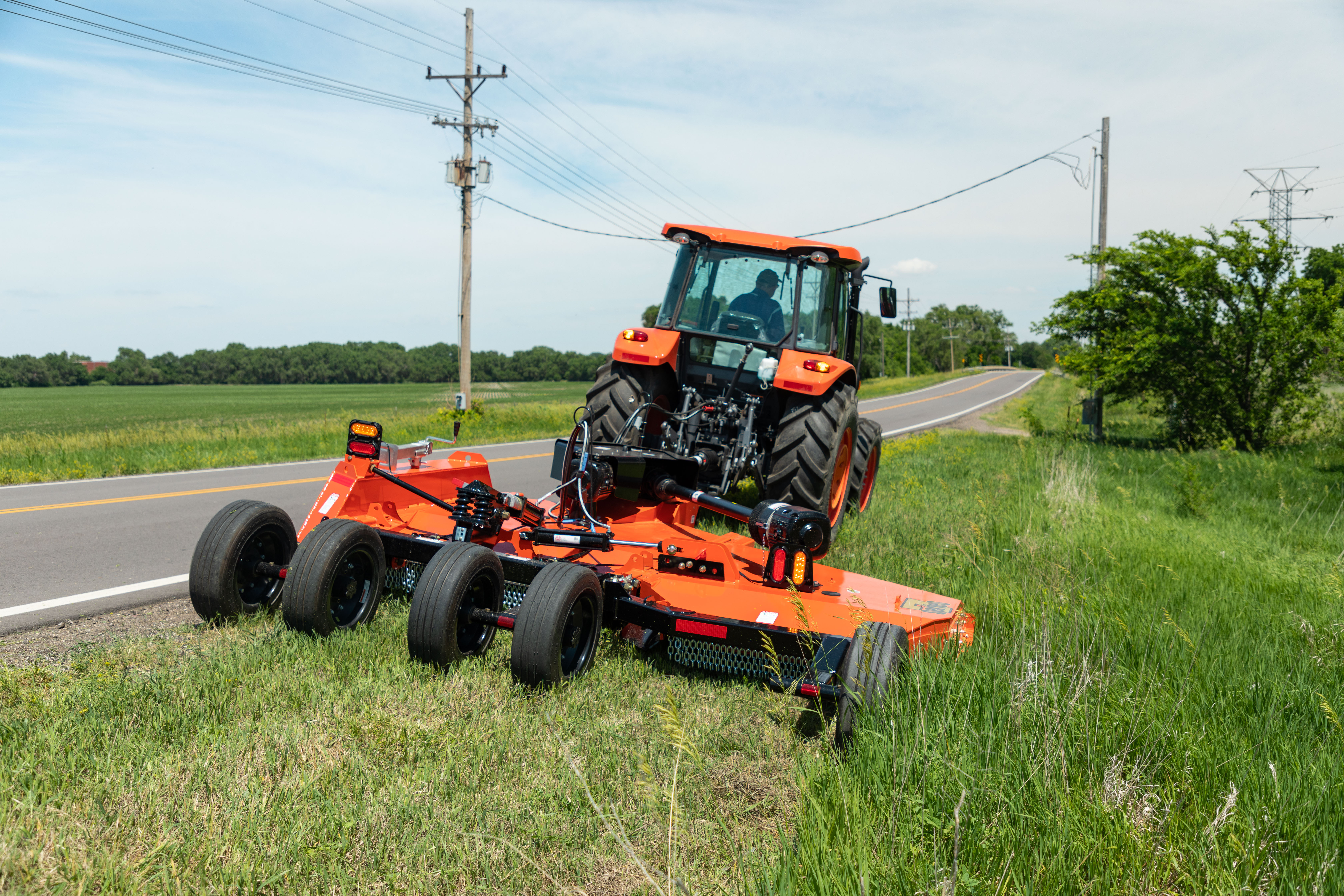 Rear side view of RC5710 in operation