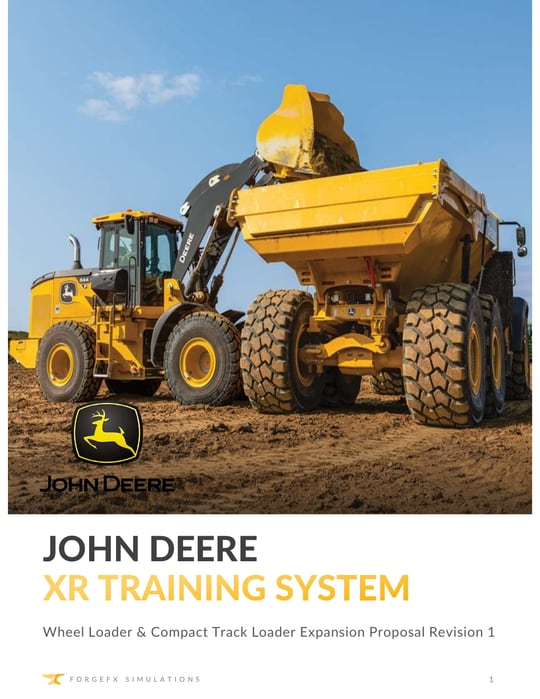 John Deere proposal title page