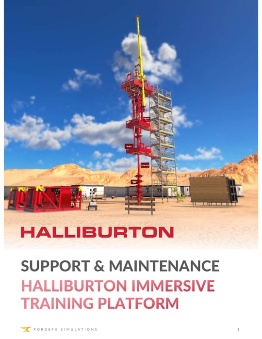 Halliburton proposal title page