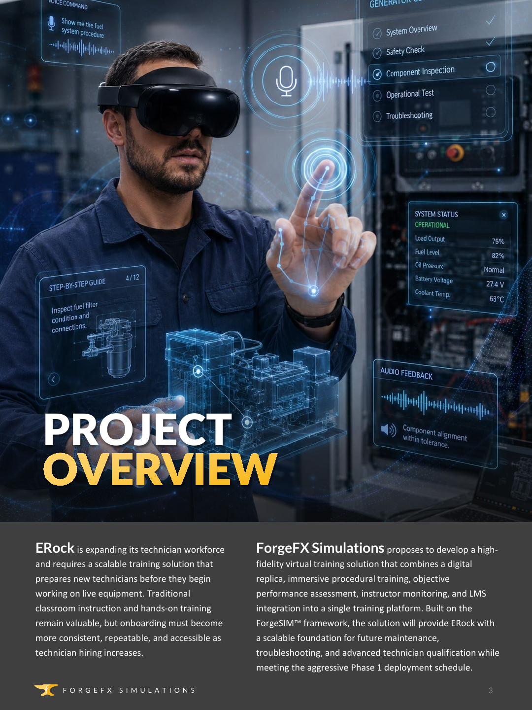 ERock project overview page