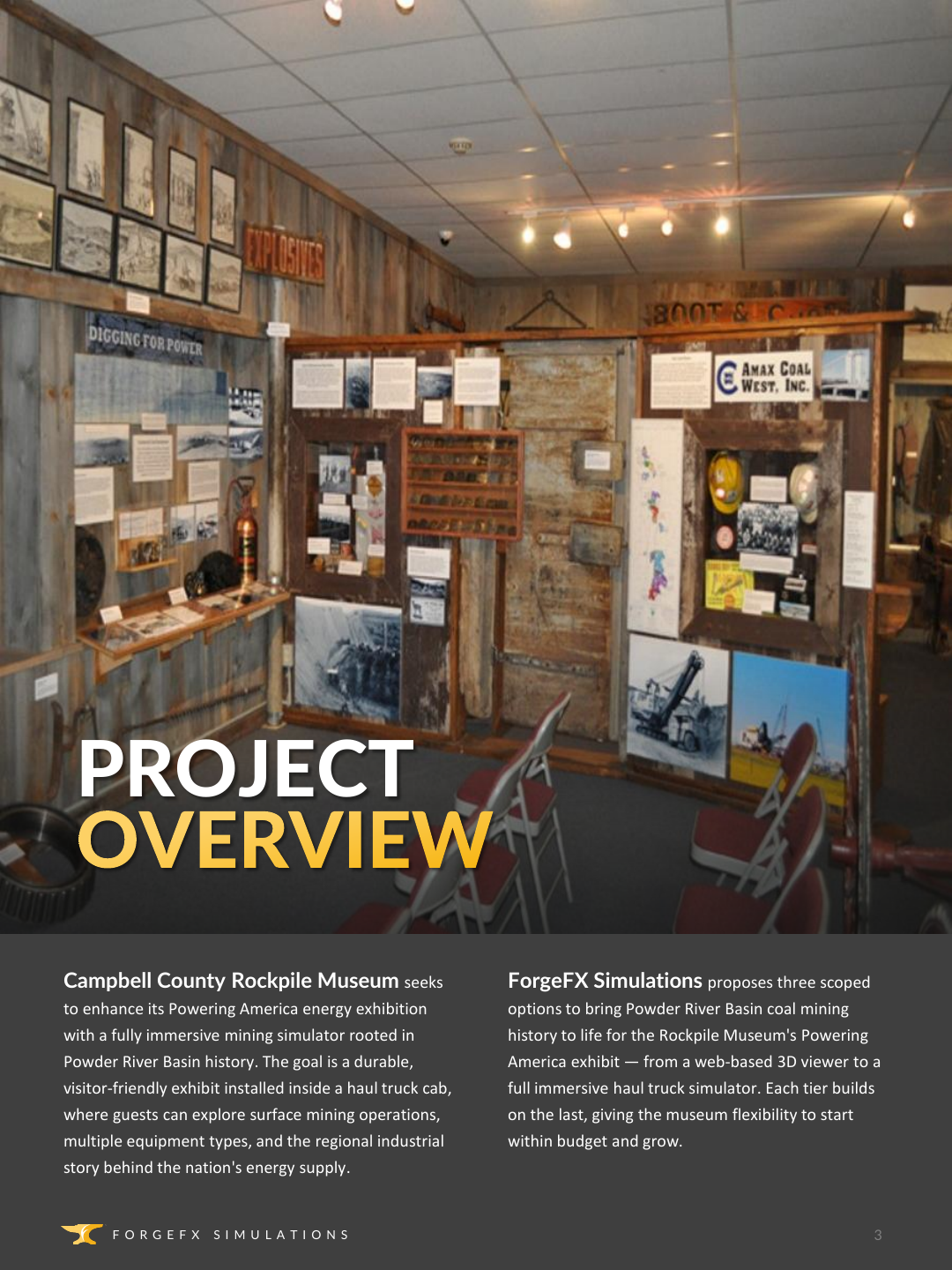 Campbell County Rockpile Museum project overview page