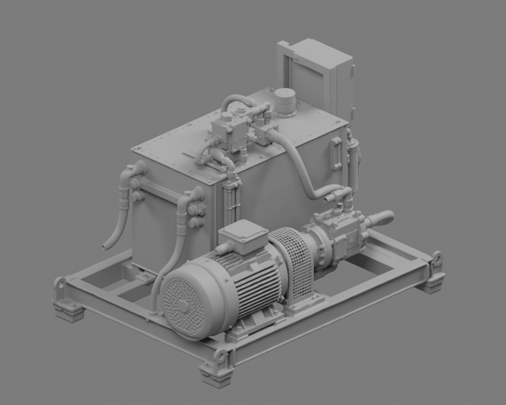 Stripped geometry Pump Skid