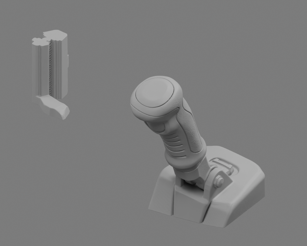 Stripped geometry Molded Rubber Grip