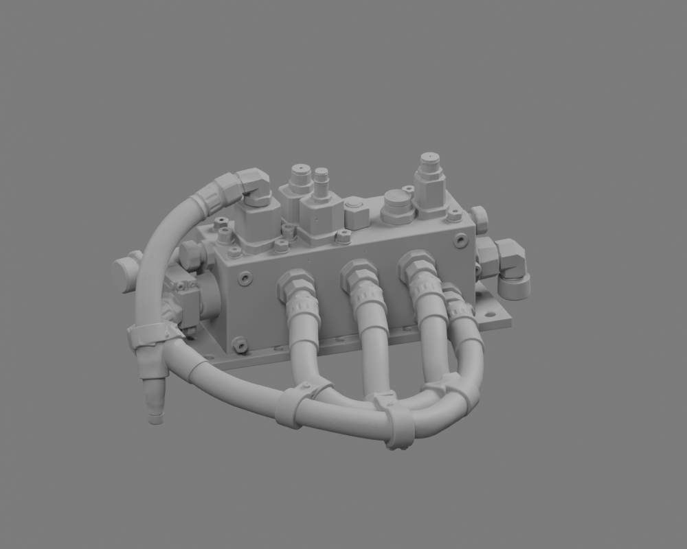 Stripped geometry Hose and Manifold