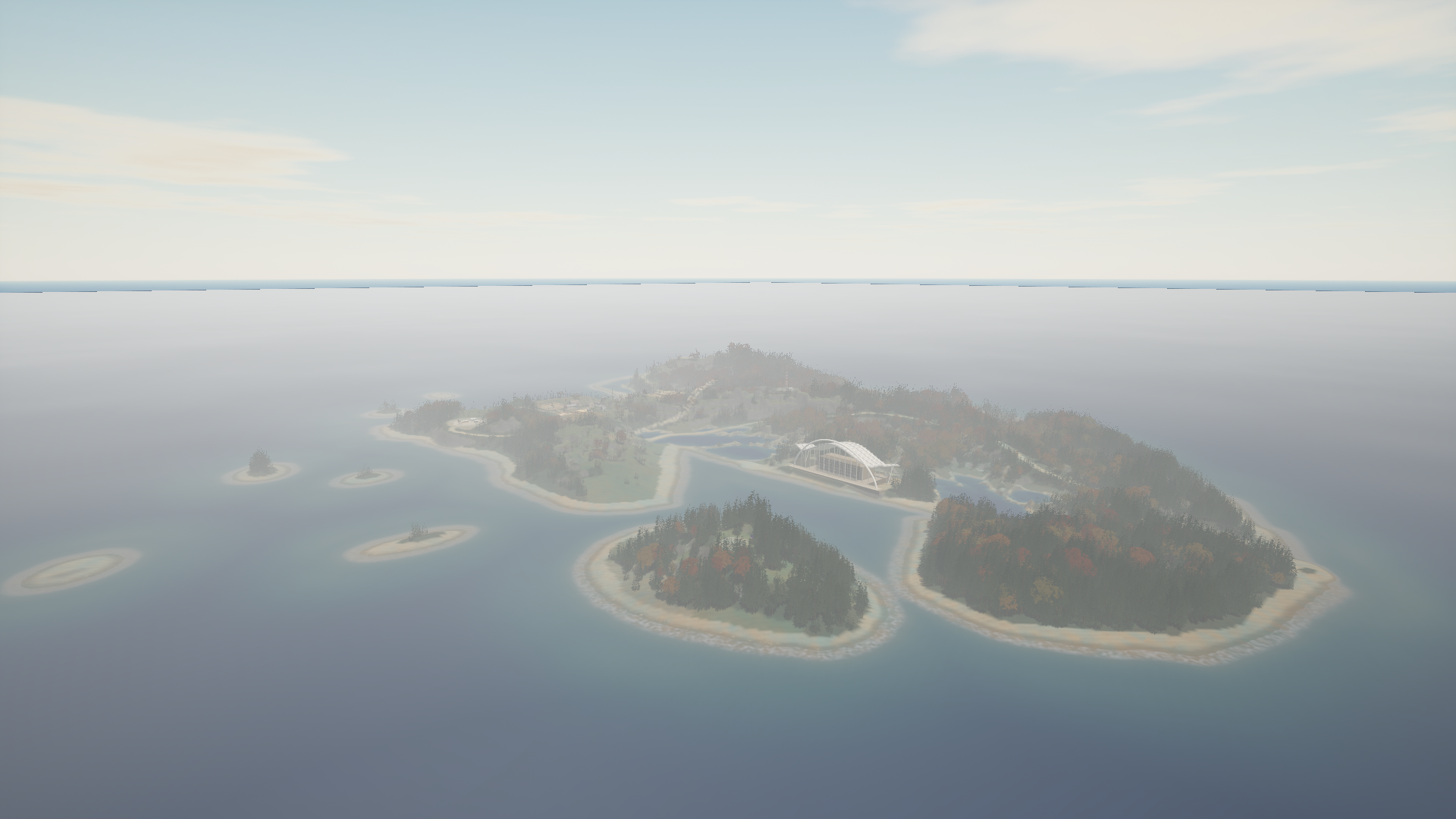 Island from above game capture