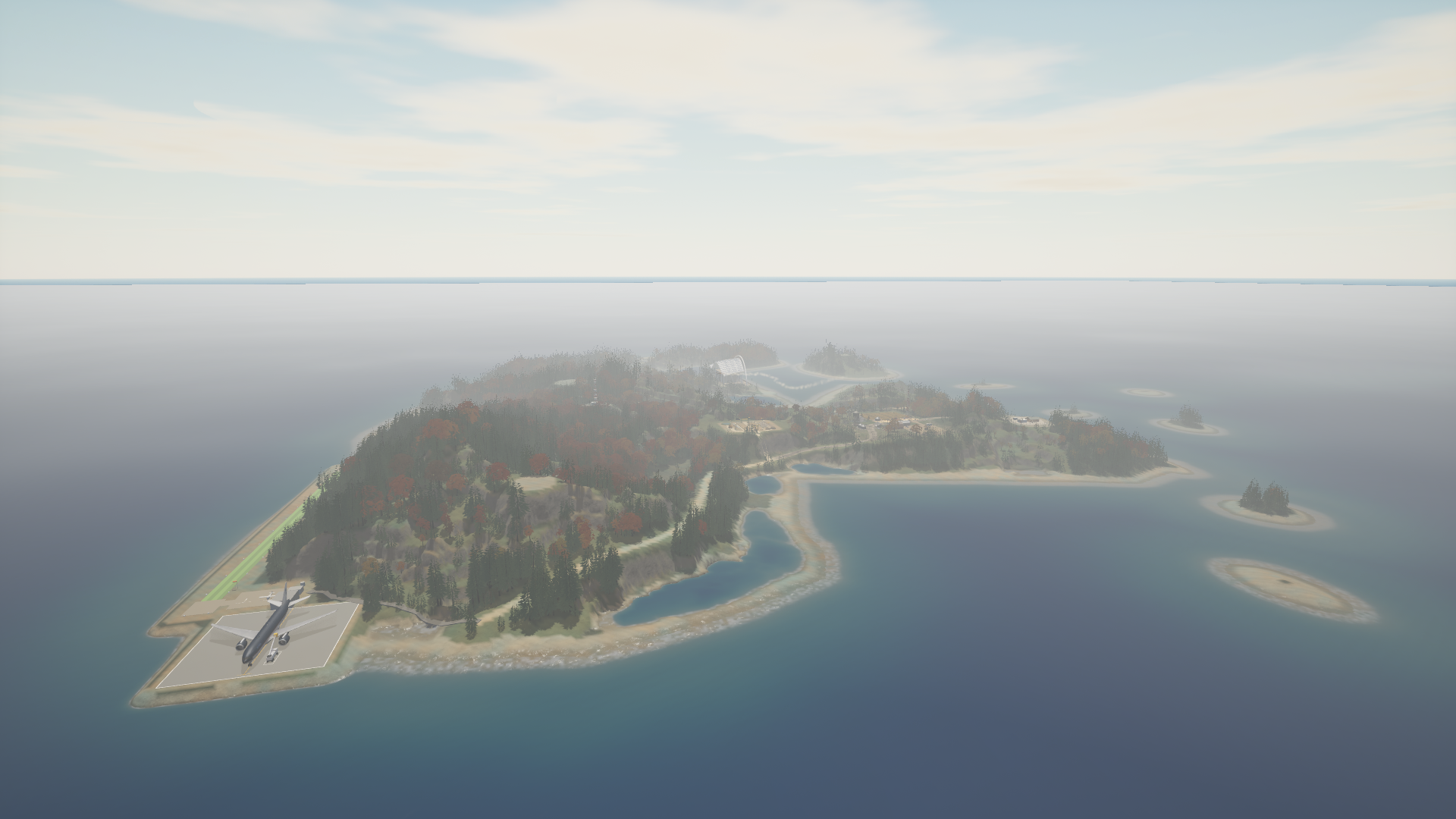 Island from north game capture