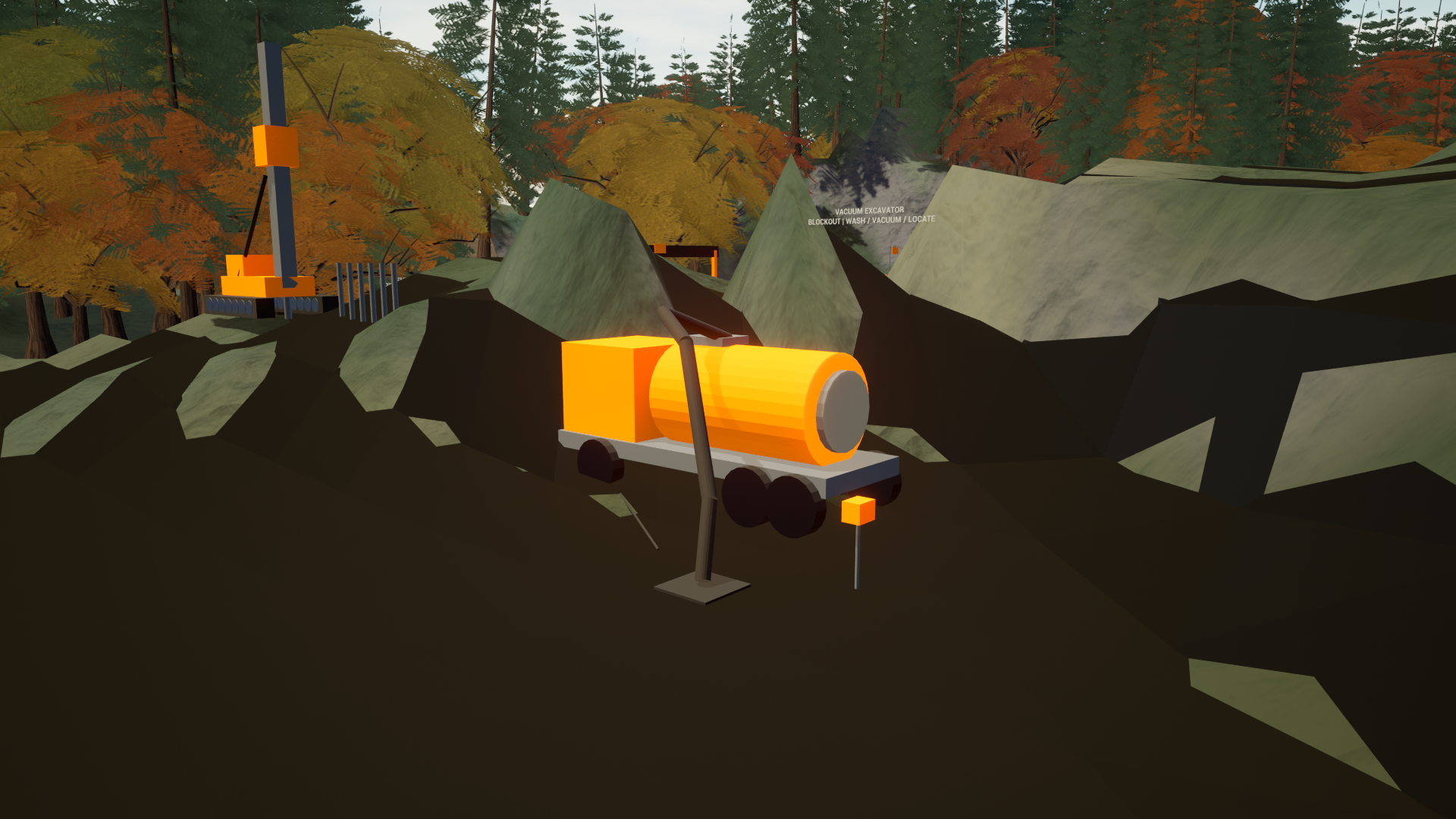 Vermeer vacuum excavator — ground test (blockout)