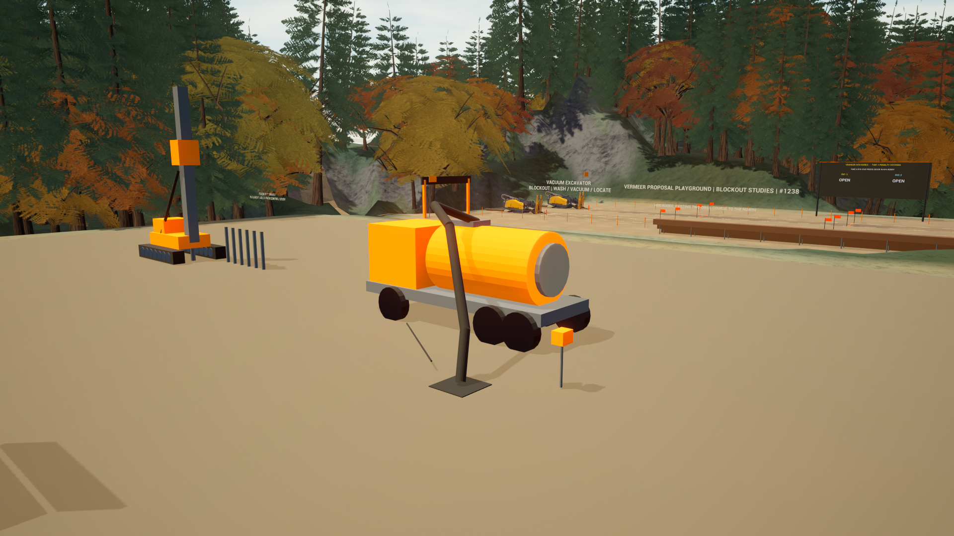 Vermeer vacuum excavator — revised visual study (blockout)