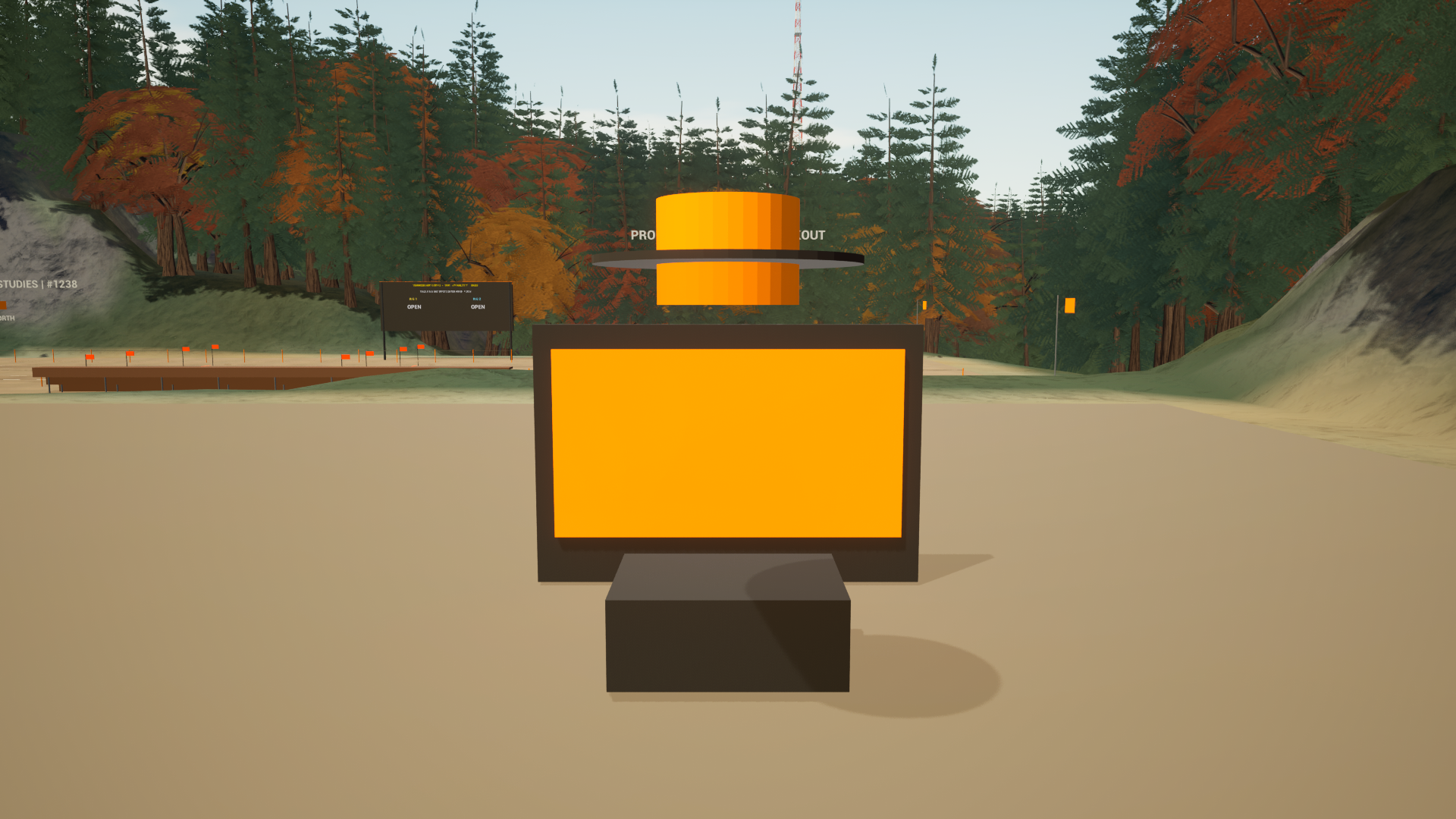 Vermeer AI coach station — revised visual study (blockout)