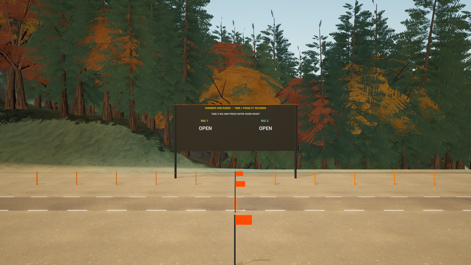 Vermeer HDD Rodeo — spectator-board native WIP