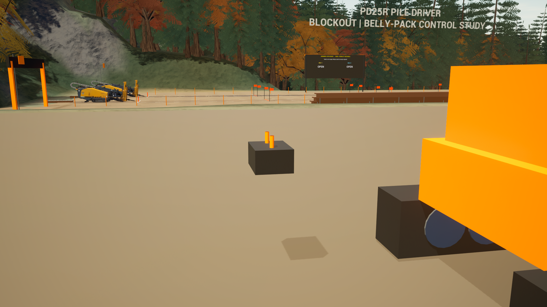 Vermeer PD25R pile-driver — pd25r-belly-pack native WIP (blockout)