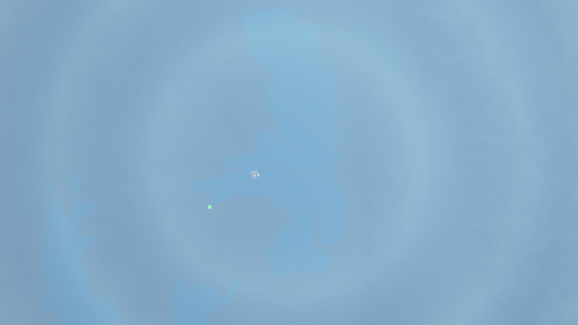 [Milo] Forge Island native lake locator — whole-flathead-lake-coal-valley-marker