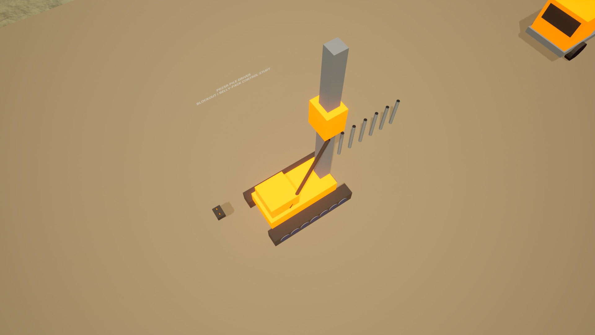 Vermeer PD25R pile-driver — pd25r-high-angle native WIP (blockout)