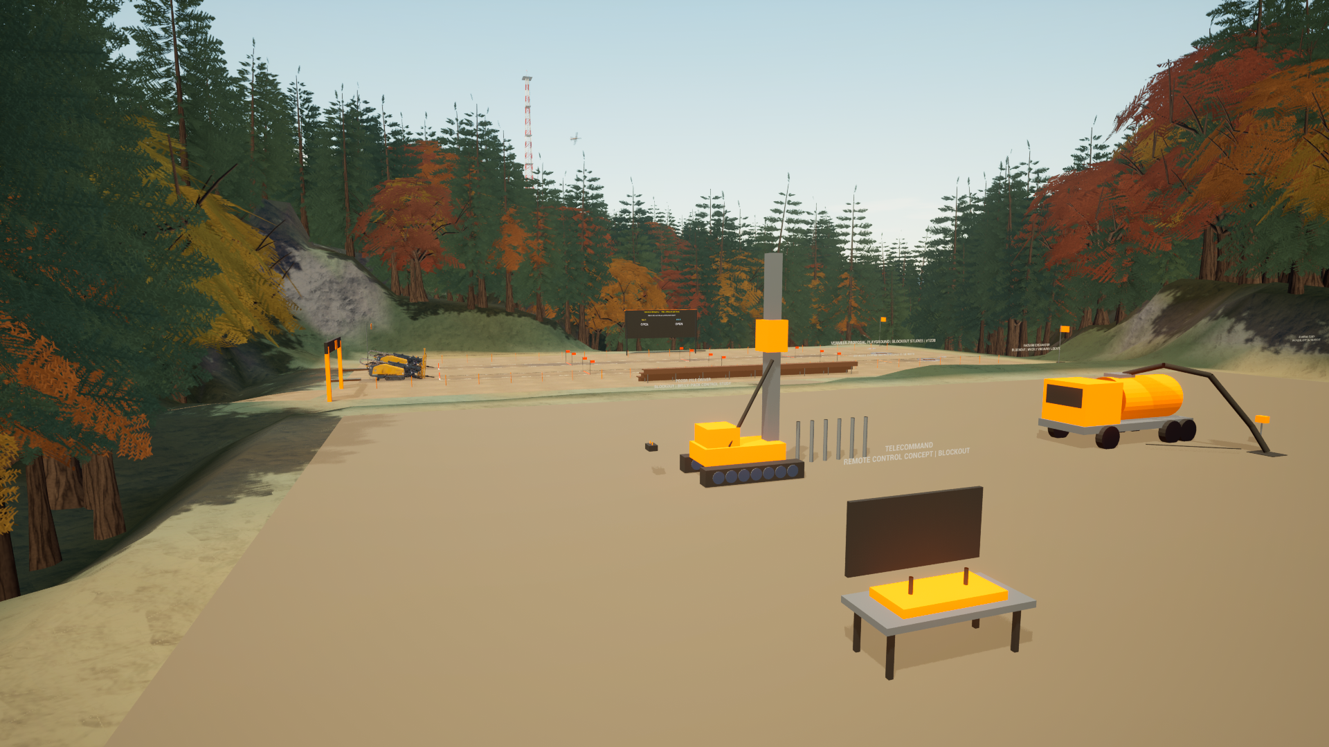Vermeer PD25R pile-driver — pd25r-rodeo-context native WIP (blockout)