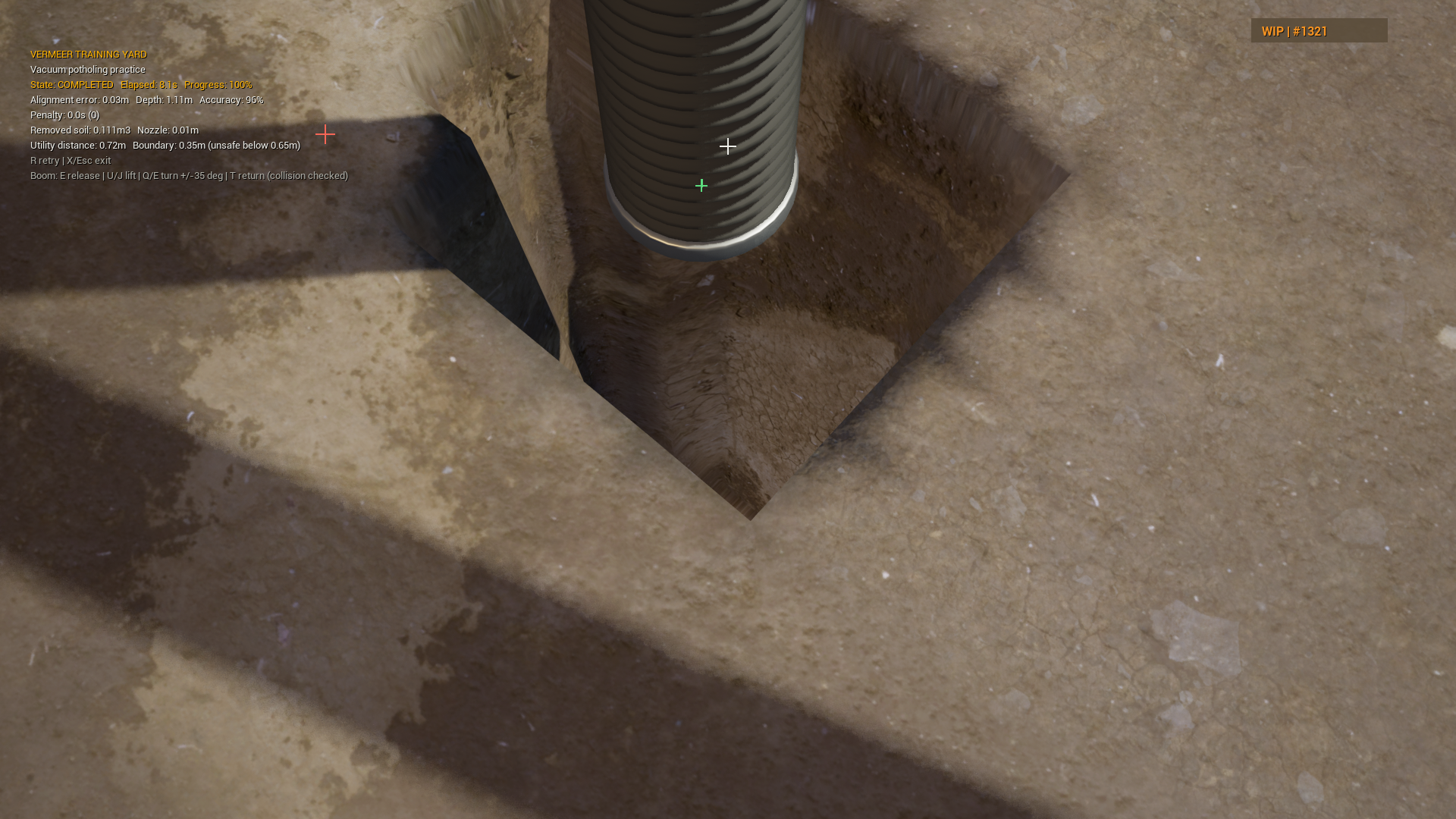vacuum good result